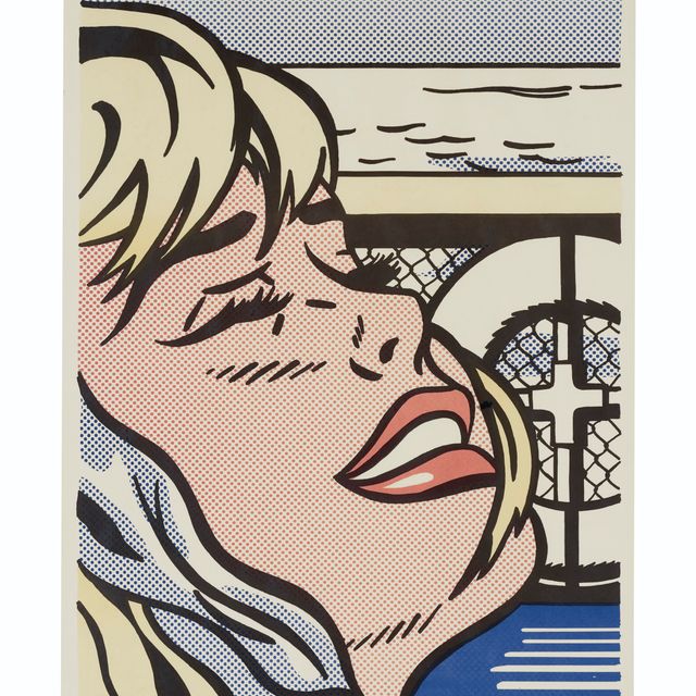 Roy Lichtenstein — Девушка на борту корабля