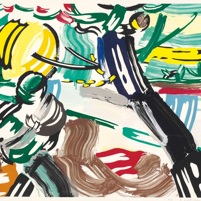Roy Lichtenstein — Сеятель из серии пейзажей