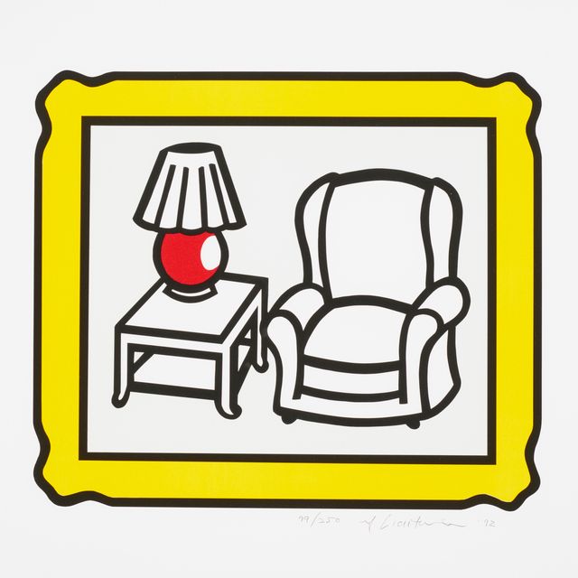 Roy Lichtenstein — Красная лампа