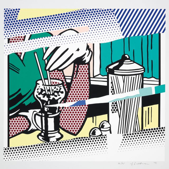Roy Lichtenstein — Размышления о газированном фонтанчике (С. 257; Г. 1498)