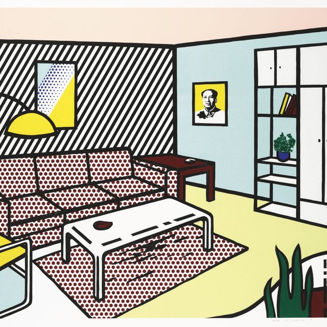 Roy Lichtenstein — Современная комната из серии "Интерьер" (C. 252)