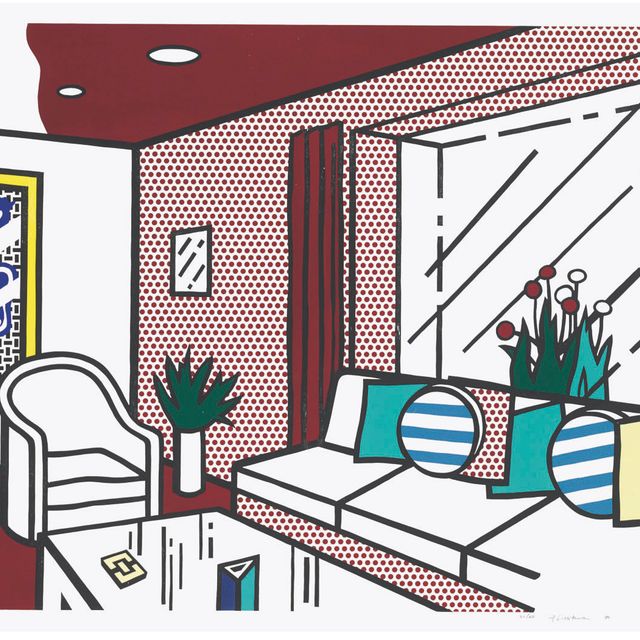 Roy Lichtenstein — Гостиная из серии "Интерьер" (C. 250)