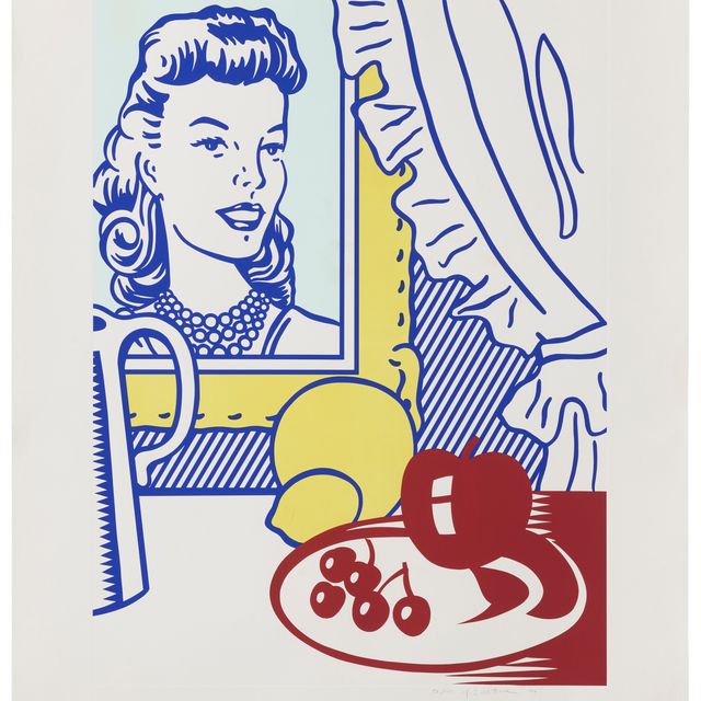 Roy Lichtenstein — Натюрморт с портретом