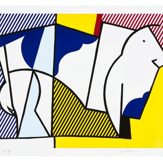 Roy Lichtenstein — Bull III, из серии Bull Profile