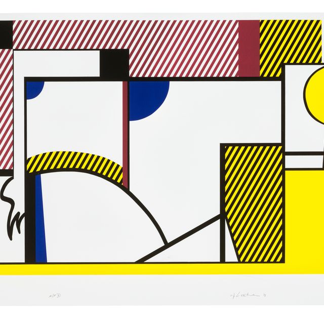 Roy Lichtenstein — Bull IV, из серии профилей Bull