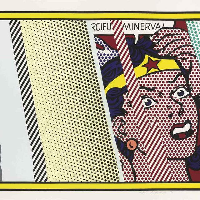 Roy Lichtenstein — Размышления о Минерве, из книги "Размышления" (C. 244)