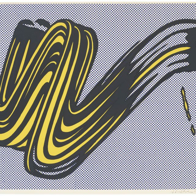 Roy Lichtenstein — Мазок кисти