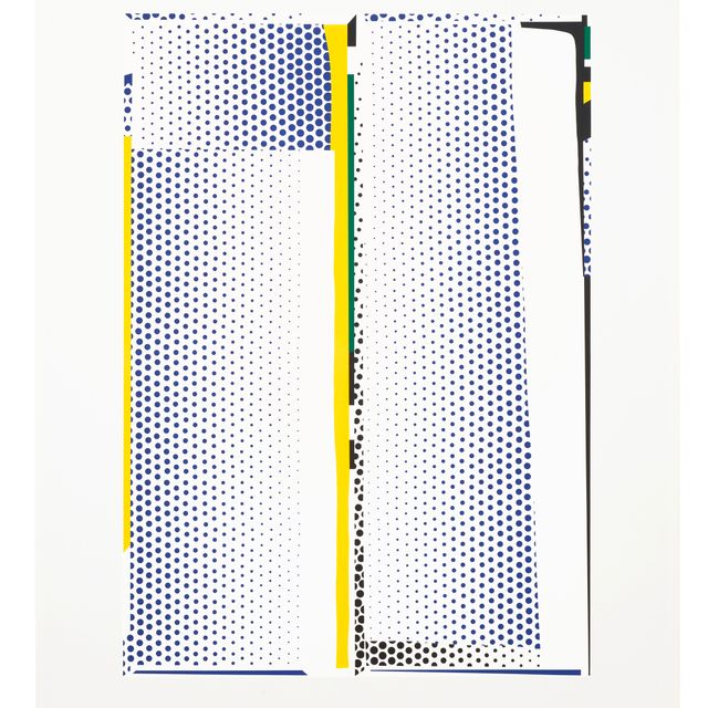 Roy Lichtenstein — Зеркало №9, из серии Mirror