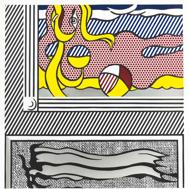 Roy Lichtenstein — Две картины: Пляжный мяч, из картин