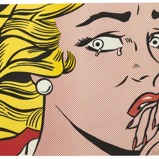 Roy Lichtenstein — Плачущая девушка