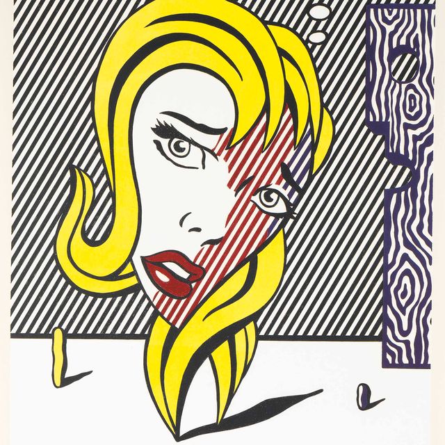 Roy Lichtenstein — Блондинка из сюрреалистической серии