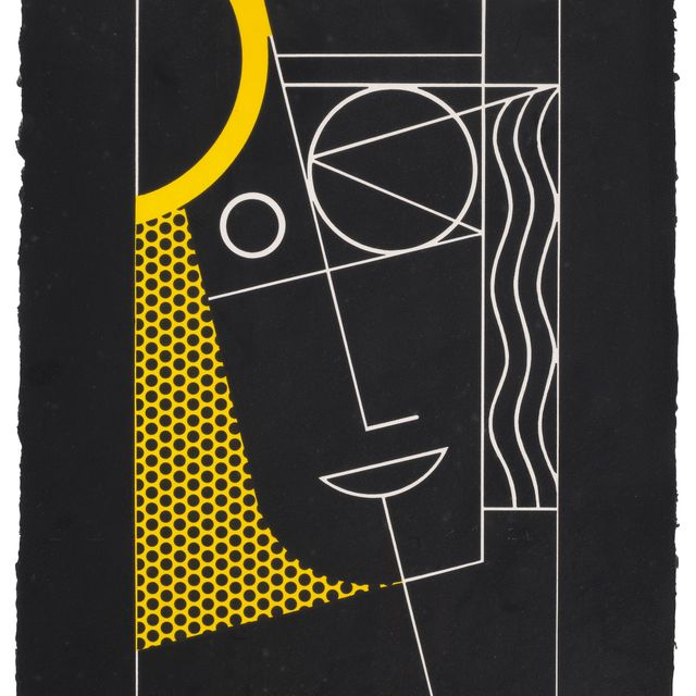 Roy Lichtenstein — Современная головка №2, из серии Modern Head