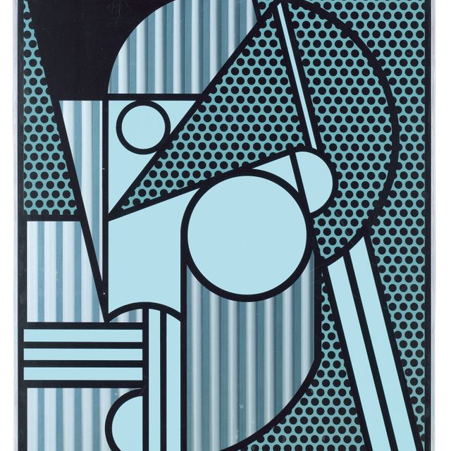 Roy Lichtenstein — Современная головка №4, из серии Modern Head