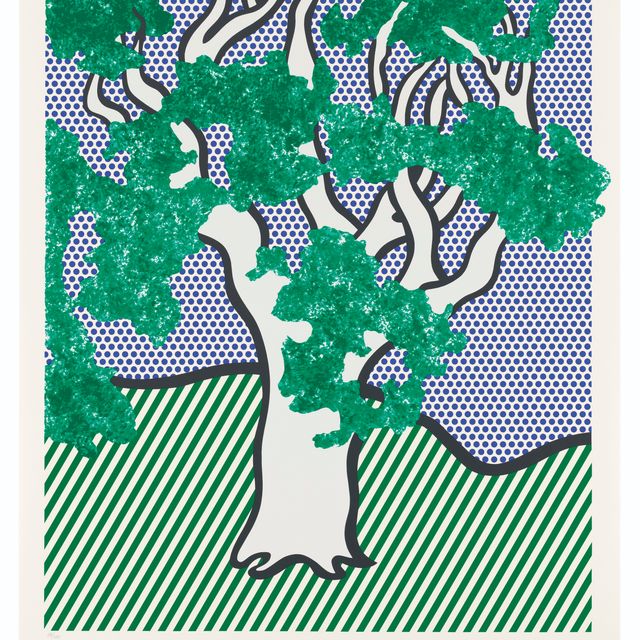 Roy Lichtenstein — Тропический лес, из: Колумбус: В поисках нового завтрашнего дня