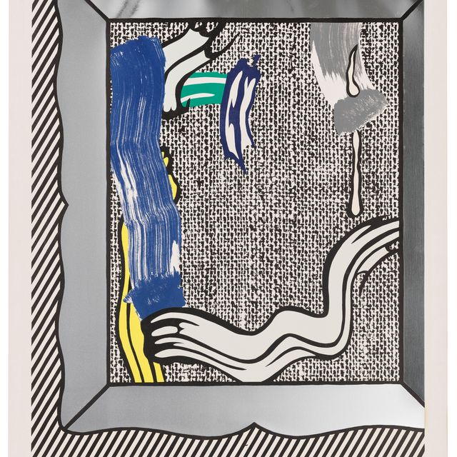 Roy Lichtenstein — Картина на холсте, из серии "Живопись"
