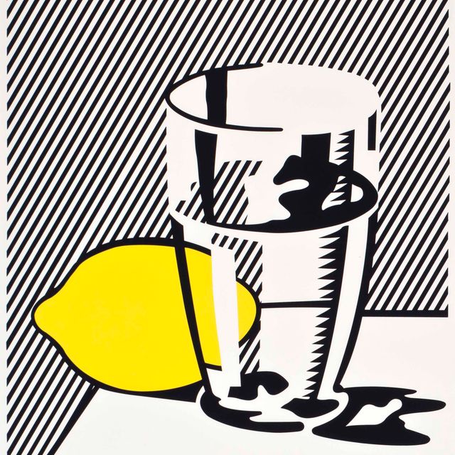 Roy Lichtenstein — Без названия (Натюрморт с лимоном и стеклом), автор Мейер Шапиро