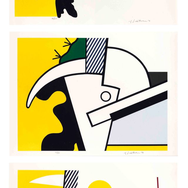 Roy Lichtenstein — Серия "Бычья голова" (C. 123-25)