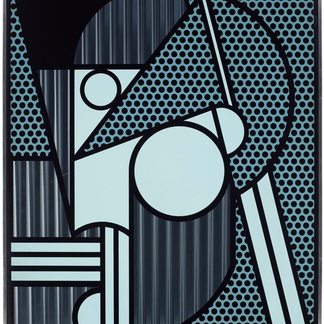 Roy Lichtenstein — Современная головка №4, из серии Modern Head