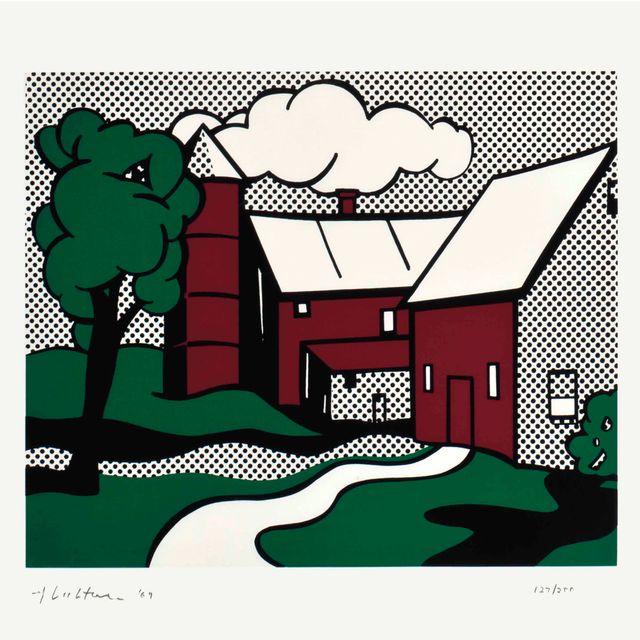 Roy Lichtenstein — Красный амбар