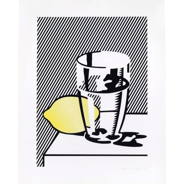 Roy Lichtenstein — Без названия (Натюрморт с лимоном и стеклом), автор Мейер Шапиро