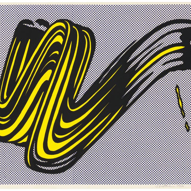 Roy Lichtenstein — Мазок кисти
