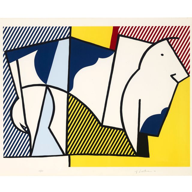 Roy Lichtenstein — Bull III, из серии Bull Profile