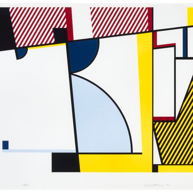 Roy Lichtenstein — Bull V, из серии Bull Profile