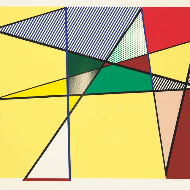Roy Lichtenstein — Imperfect 67" x 79 7/8", из серии "Imperfect" (C. 222)