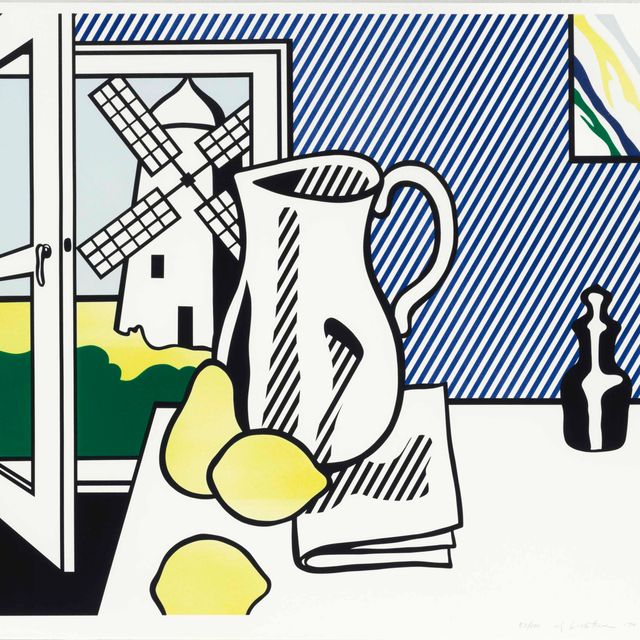 Roy Lichtenstein — Натюрморт с ветряной мельницей, из шести натюрмортов