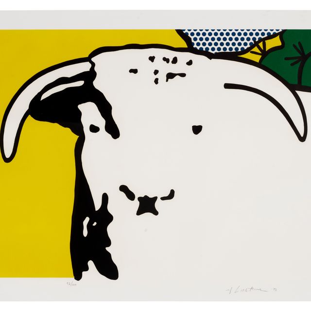 Roy Lichtenstein — Bull Head I, из серии Bull Head