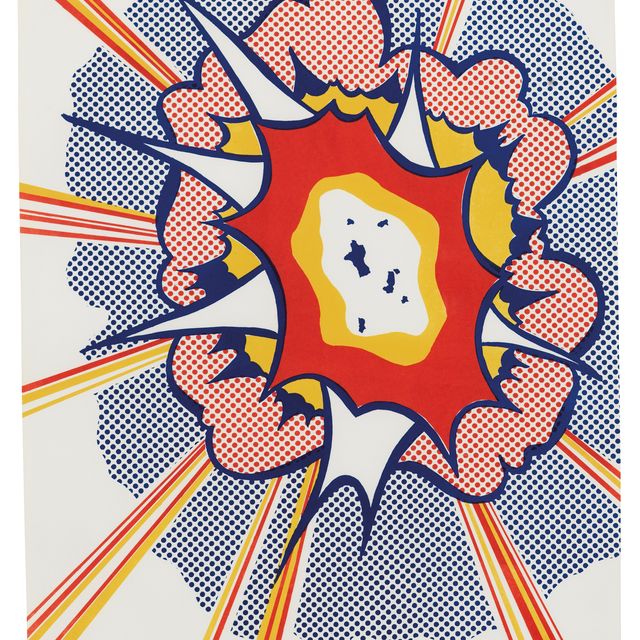 Roy Lichtenstein — Взрыв, из портфолио 9