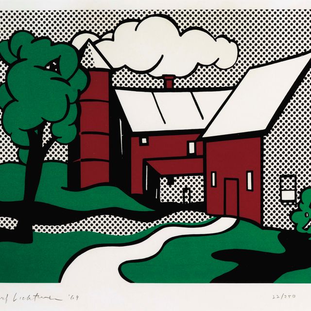 Roy Lichtenstein — Красный амбар