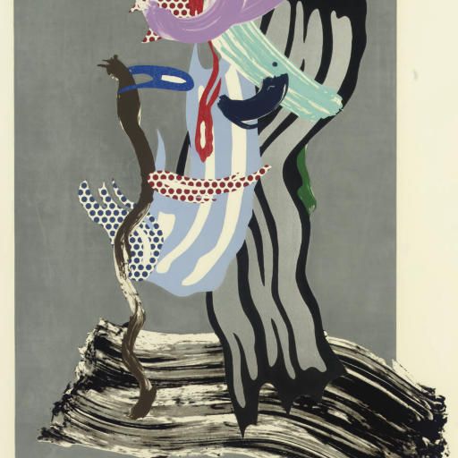 Roy Lichtenstein — Дедушка, из серии рисунков "Мазок кисти" (С. 231)