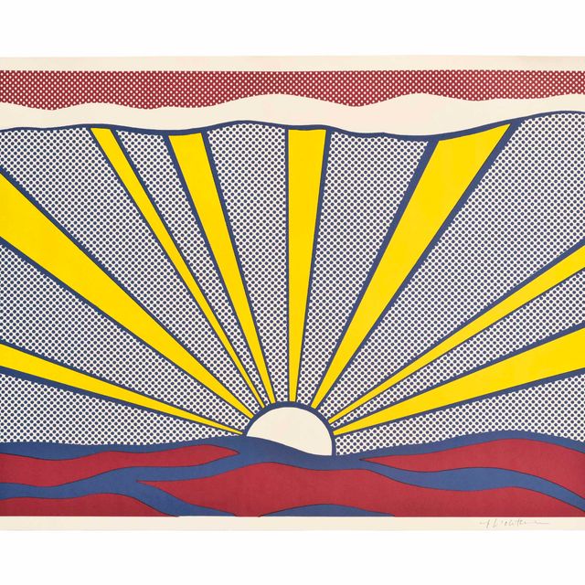 Roy Lichtenstein — Восход солнца (Корлетт II.7)