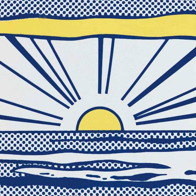 Roy Lichtenstein — Восход солнца, из семи предметов в коробке