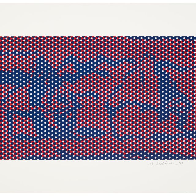 Roy Lichtenstein — Стог сена №4, из серии "Стог сена"