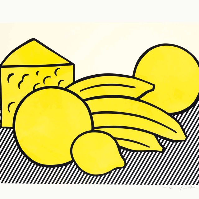 Roy Lichtenstein — Желтый натюрморт, из серии "Шесть натюрмортов"
