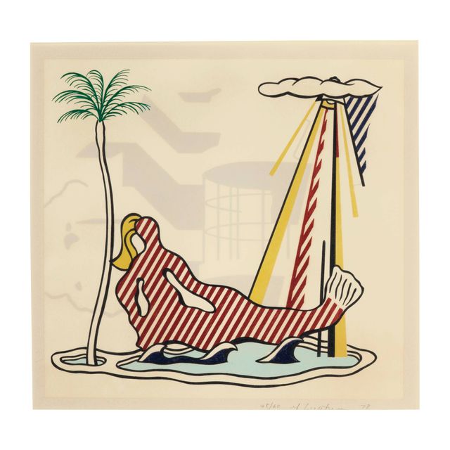 Roy Lichtenstein — Русалка из сюрреалистической серии