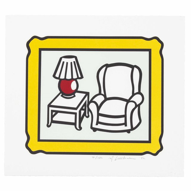Roy Lichtenstein — Красная лампа