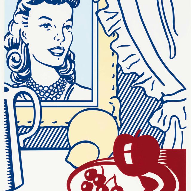 Roy Lichtenstein — Натюрморт с портретом