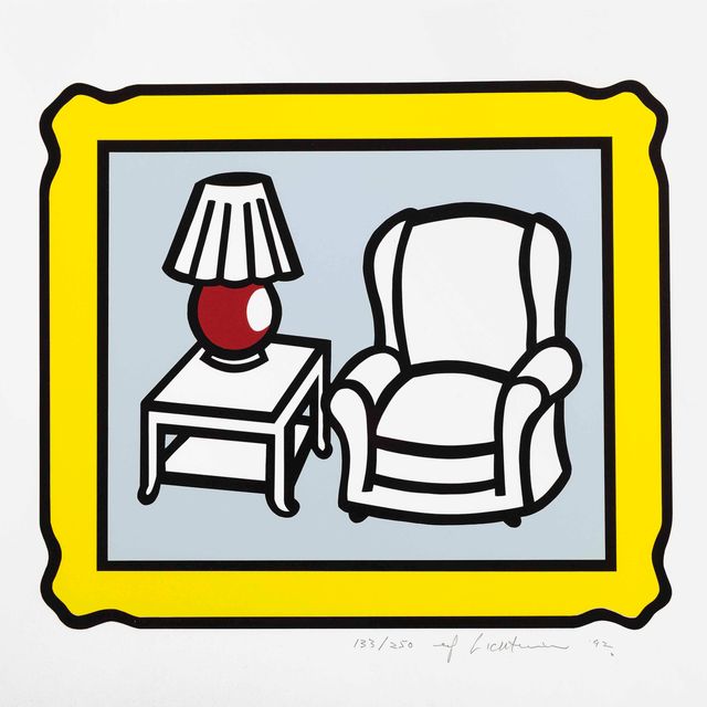 Roy Lichtenstein — Красная лампа