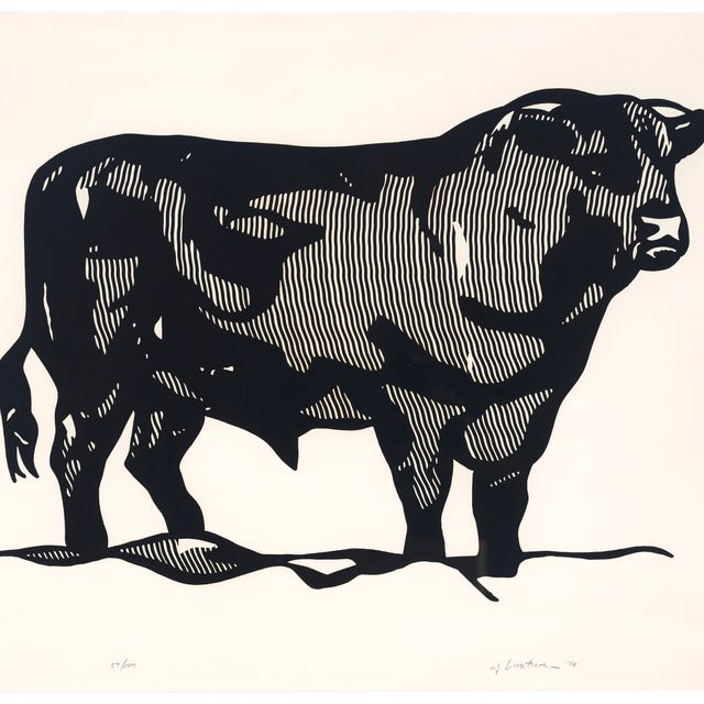 Roy Lichtenstein — Bull I, из серии профилей Bull
