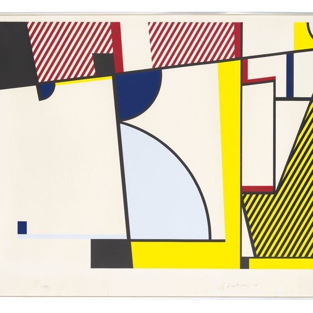 Roy Lichtenstein — Bull V, из серии Bull Head