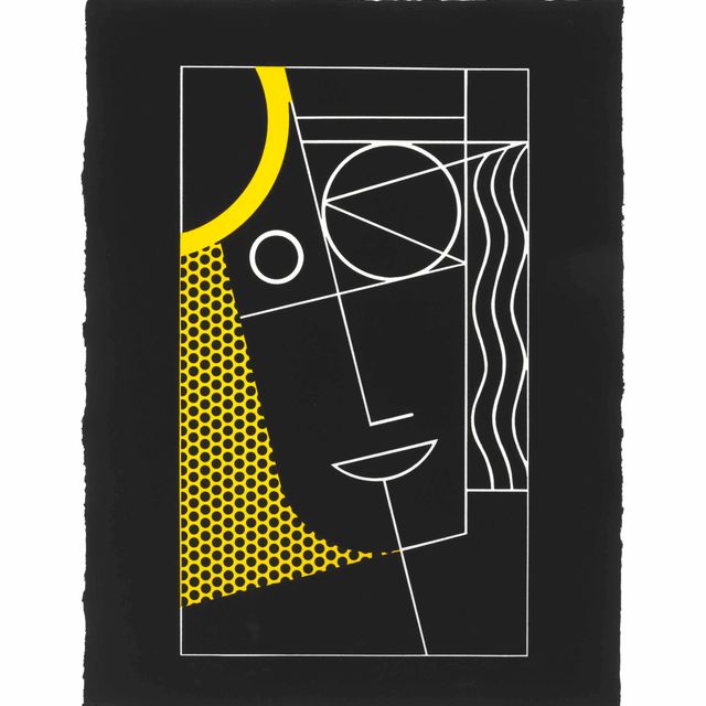 Roy Lichtenstein — Современная головка №2, из серии Modern Head
