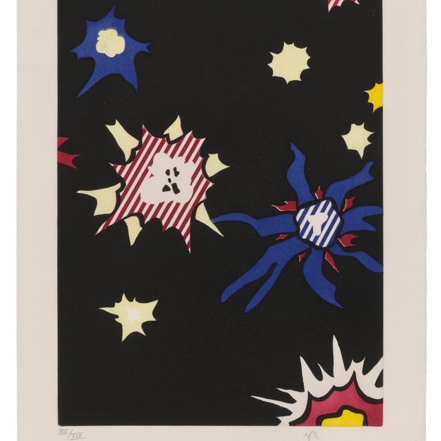 Roy Lichtenstein — Иллюстрация к "Hüm Bum!" из "Нового парашюта Америки"