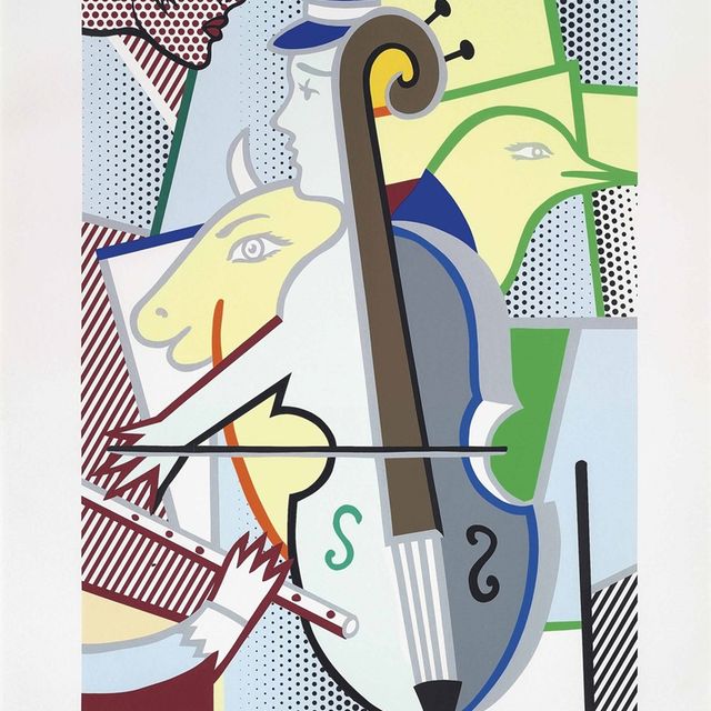 Roy Lichtenstein — Кубистическая виолончель