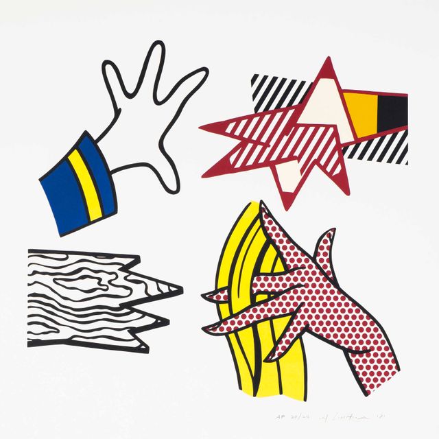 Roy Lichtenstein — Изучение рук