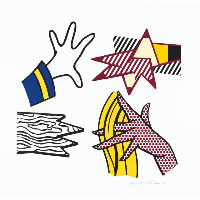 Roy Lichtenstein — Изучение рук