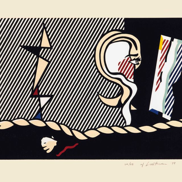 Roy Lichtenstein — Фигурки с веревкой из сюрреалистической серии