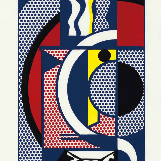 Roy Lichtenstein — Современная головка №1, из серии Modern Head